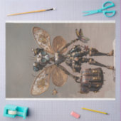 Steampunk Travelling Fairy Decoupage Seidenpapier (Basteln)