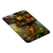 Steampunk Treehouse Observatory Magnet (Rechte Seite)