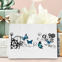 Steampunk Tribal Blue Butterfells