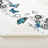 Steampunk Tribal Blue Butterfells Sherpadecke (3/4)
