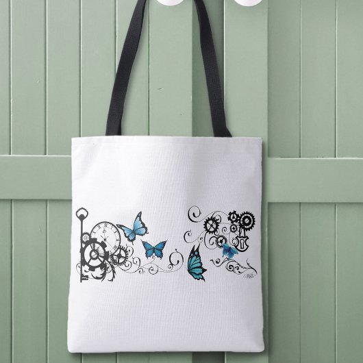 Steampunk Tribal Blue Butterfells Tasche