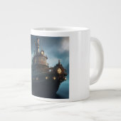 Steampunk Tug Boat Jumbo-Tasse (Vorderseite Rechts)