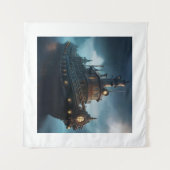 Steampunk Tug Boat Wandteppich (Vorderseite (Horizontal))