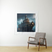 Steampunk Tug Boat Wandteppich (Beispiel)