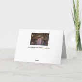 steampunk Tür-Grußkarte Karte (Rückseite)