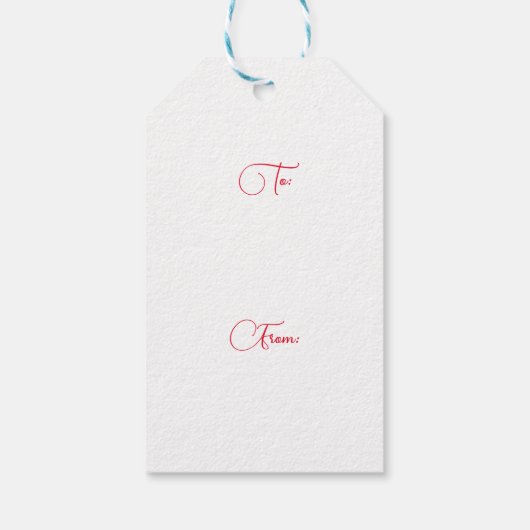 Steampunk Two Hearts Christmas Geschenkanhänger (Rückseite)