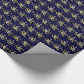 Steampunk übersetzt Krake Kraken Geschenkpapier (Ecke)