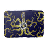 Steampunk übersetzt Kraken-Metall Kraken Badematte (Vorderseite)