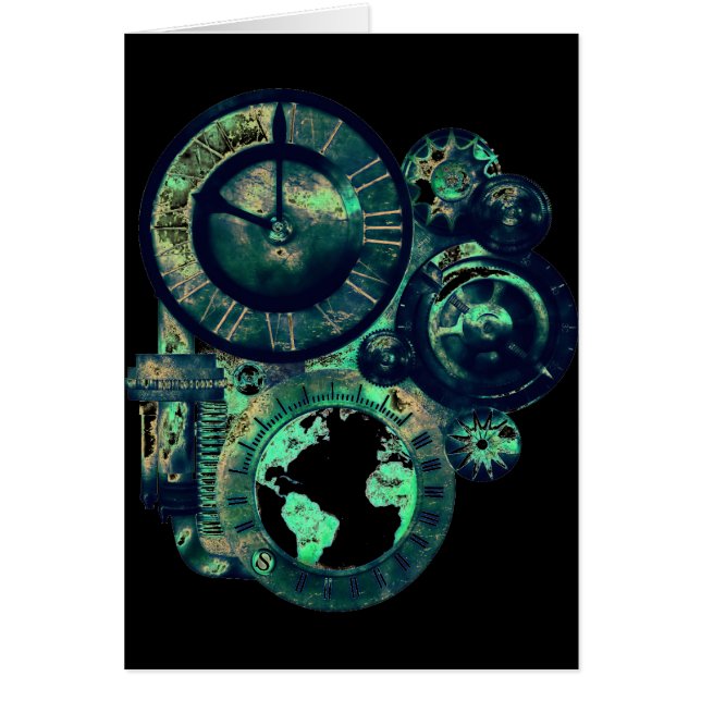 Steampunk Uhr (Vorne)