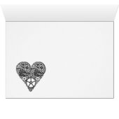 Steampunk Uhr-Arbeiten und Gang-Herz (Innenansicht Horizontal (Unten))