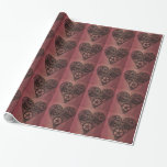 Steampunk Uhr-Arbeiten und Gang-Herz Geschenkpapier<br><div class="desc">Steampunk Uhr-Arbeiten und Gang-Herz durch Artinspired. Spaßentwurf für jederzeit Reisenden oder die diese Liebe Steampunk. I kennzeichnet Liebe Steampunk ein Herz, das für Uhrarbeiten und -gänge gemacht wird. Entwurf arbeitet für die Valentinsgrüße, Hochzeiten, Jahrestag, täglich und mehr. Verwenden Sie die Karten für Save the Date, Geburtstag, Partys, Hochzeiten, Abschluss und...</div>