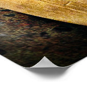 Steampunk - Uhr - Der Zeitfluss Poster (Ecke)