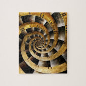 Steampunk - Uhr - Der Zeitfluss Puzzle (Vertikal)