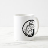 steampunk Uhr, Gang, Hut Kaffeetasse (VorderseiteRechts)