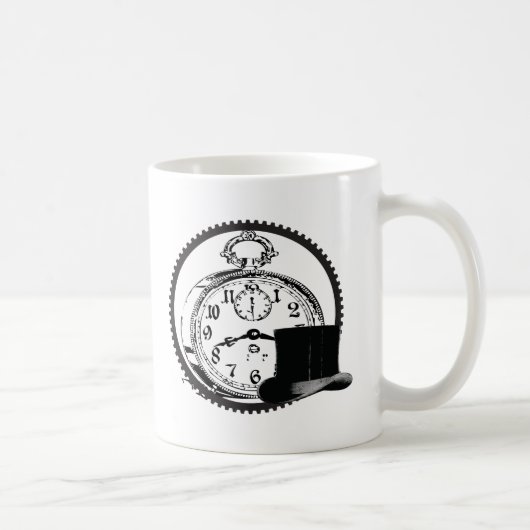 steampunk Uhr, Gang, Hut Kaffeetasse (Rechts)