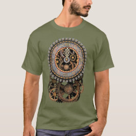 Steampunk Uhr und Gänge T-Shirt