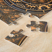 Steampunk-Uhr und Zeit Puzzle (Seite)