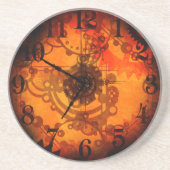 Steampunk Uhr-Untersetzer Untersetzer (Vorne)