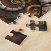 Steampunk - Uhr - Zeitmaschine Puzzle (Seite)