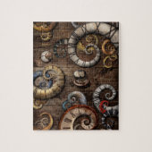 Steampunk - Uhr - Zeitmaschine Puzzle (Vertikal)