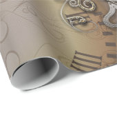 Steampunk, Uhren und Gänge I Geschenkpapier (Rolleneckpunkt)