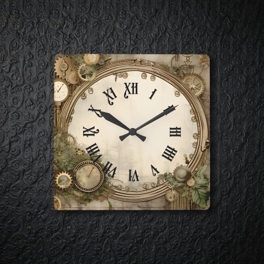 Steampunk-Uhren Wanduhr