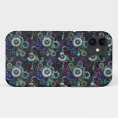 Steampunk-Uhrenteile - lila Druck von LeahG Case-Mate iPhone Hülle (Rückseite (Horizontal))