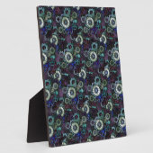 Steampunk-Uhrenteile - lila Druck von LeahG Fotoplatte (Seite)