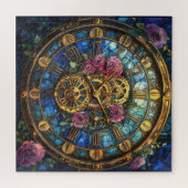 Steampunk-Uhrturm-Rätsel Puzzle (Horizontal)