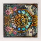 Steampunk-Uhrturm-Rätsel Puzzle (Horizontal)