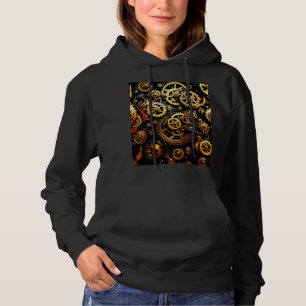 Steampunk-Uhrwerk Gears 1004 Hoodie