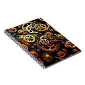Steampunk-Uhrwerk Gears 1004 Notizblock (Rechte Seite)