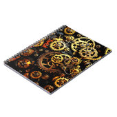 Steampunk-Uhrwerk Gears 1004 Notizblock (Linke Seite)