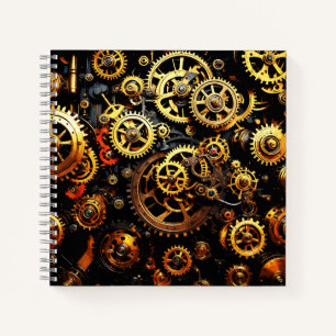 Steampunk-Uhrwerk Gears 1004 Notizblock