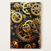 Steampunk-Uhrwerk Gears 1004 Planer (Rückseite)