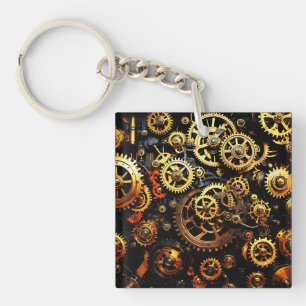 Steampunk-Uhrwerk Gears 1004 Schlüsselanhänger
