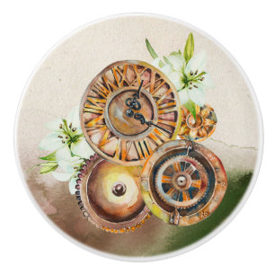 Steampunk-Uhrwerk Vintage-Schubladenknöpfe Griff