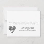 Steampunk-Uhrwerke und Verlobtes Getriebeherz (Rückseite)