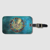 Steampunk- und Uhrwerk Gepäckanhänger (Vorderseite (Horizontal))