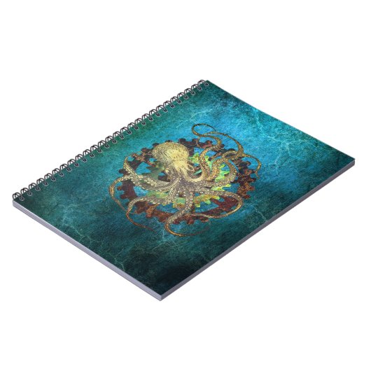 Steampunk- und Uhrwerk Notizblock (Linke Seite)