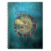 Steampunk- und Uhrwerk Notizblock (Vorderseite)