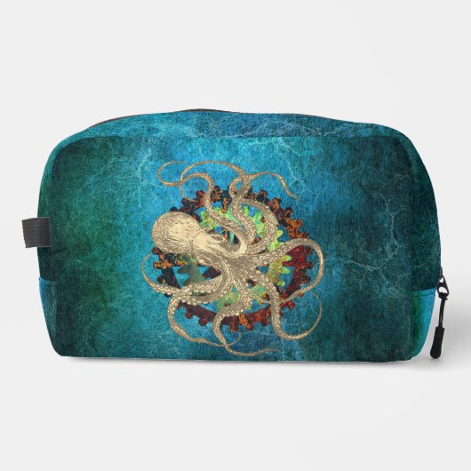 Steampunk- und Uhrwerk Waschbeutel (Vorderseite)