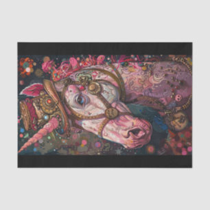 Steampunk Unicorn Seidenpapier