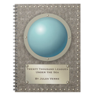 Steampunk Unterseeboot hublot Notizblock