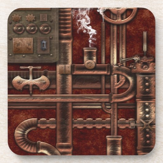 Steampunk Untersetzer-Set Getränkeuntersetzer (Vorderseite)