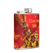 Steampunk Valentine 2 Weapped Flask Flachmann (Rechts)