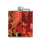Steampunk Valentine 2 Weapped Flask Flachmann (Rückseite)