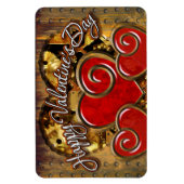 Steampunk Valentine 3 Premium Magnet (Vertikal)