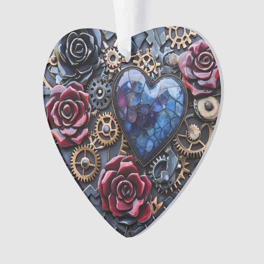 Steampunk Valentine Ornament (Vorderseite)