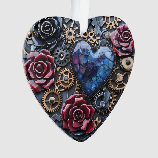 Steampunk Valentine Ornament (Vorderseite)